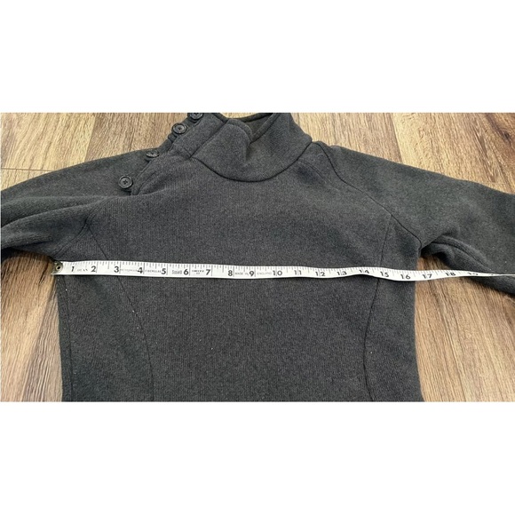 Cabelas Fleece Sweater Women’s Size Small Gray Green Long Sleeve Pullover - Picture 8 of 8